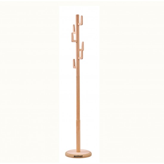 Masifart Bethil Kaktüs Askılık Cilasız Ham