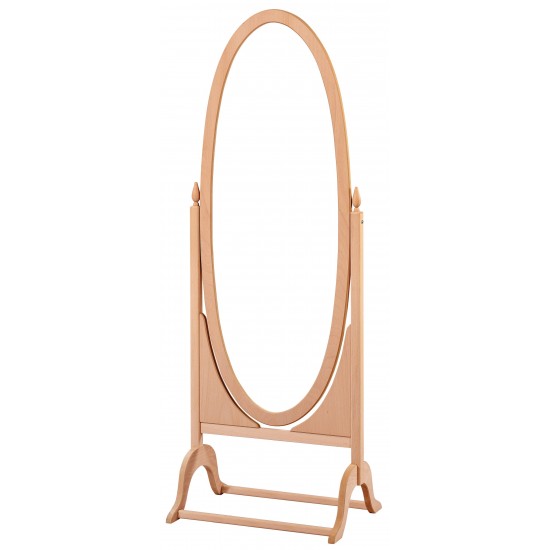 Masifart Sheri Büyük Oval Boy Ayna Cilasız Ham