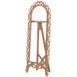 Masifart Avril Ayaklı Lilyum Boy Ayna Cilasız Ham