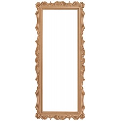 Masifart Renal 160 Lık Lale Ayna Cilasız Ham