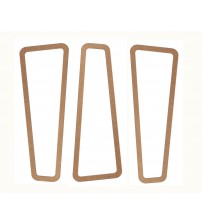 Masifart Alga Soft Mdf 3 Lü Ayna Cilasız Ham