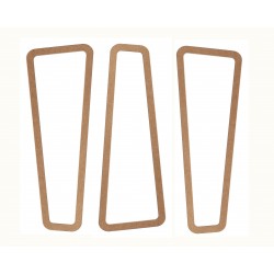 Masifart Alga Soft Mdf 3 Lü Ayna Cilasız Ham