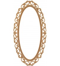 Masifart Thad 180 Lik Oval Lilyum Ayna Cilasız Ham