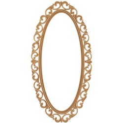 Masifart Thad 180 Lik Oval Lilyum Ayna Cilasız Ham