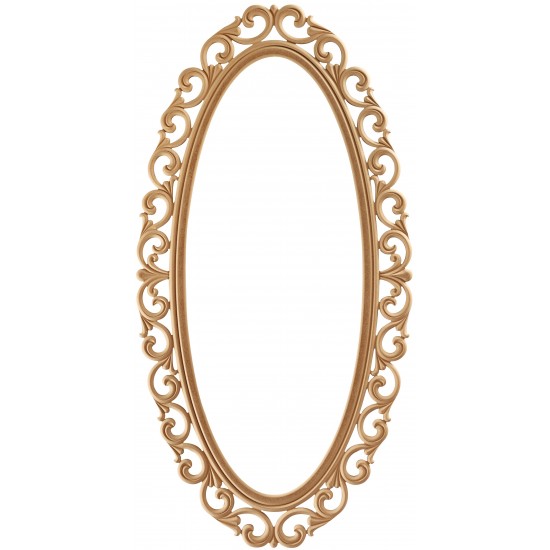 Masifart Thad 180 Lik Oval Lilyum Ayna Cilasız Ham