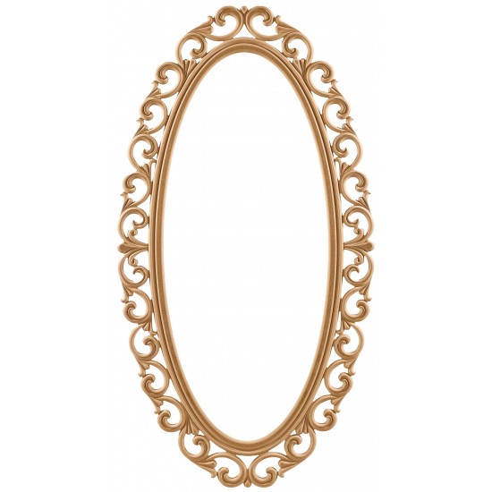 Masifart Vita 160 Lık Oval Lilyum Ayna Cilasız Ham