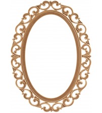 Masifart Meliora 110 Luk Oval Lilyum Ayna Cilasız Ham