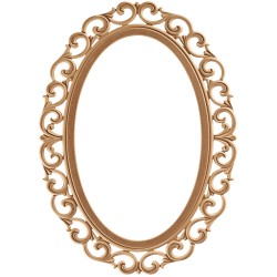 Masifart Meliora 110 Luk Oval Lilyum Ayna Cilasız Ham