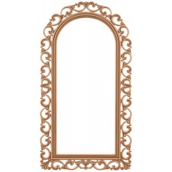 Masifart Pirmin Lilyum Kubbeli Ayna Cilasız Ham