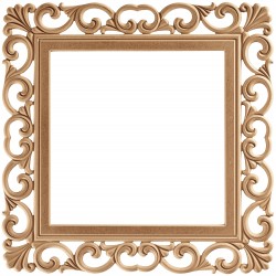 Masifart Pata 90 Lık Kare Lilyum Ayna Cilasız Ham