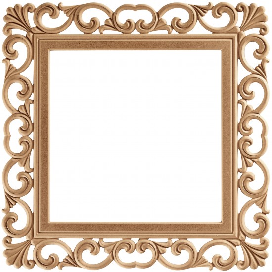 Masifart Pata 90 Lık Kare Lilyum Ayna Cilasız Ham