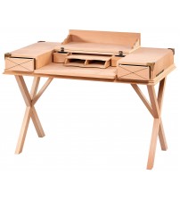 Masifart Merda Antik 125 cm Çalışma Masası Cilasız Ham