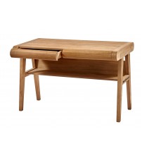 Masifart Fido 120 cm Ceviz Spor Çalışma Masası Cilasız Ham