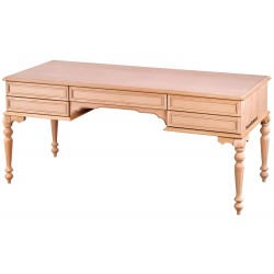 Masifart Mensa 180 Lik Çizgili Torna Çalışma Masası Cilasız Ham