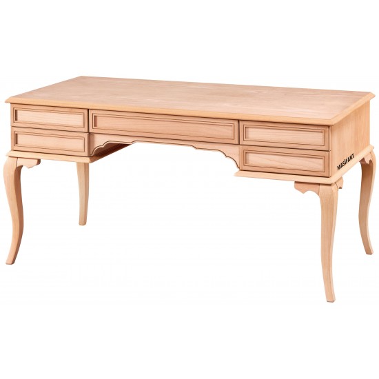 Masifart Daesha 160 Lık Çizgili Çalışma Masası Cilasız Ham