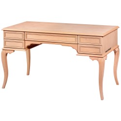 Masifart Ernalis 140 Lık Çizgili Çalışma Masası Cilasız Ham