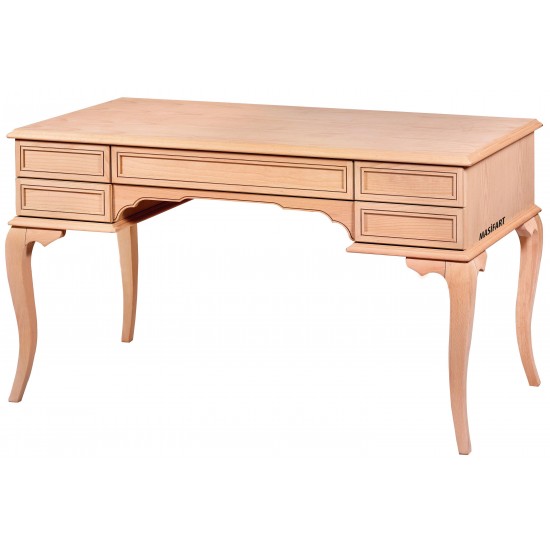 Masifart Ernalis 140 Lık Çizgili Çalışma Masası Cilasız Ham