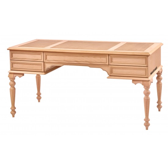 Masifart Epione 160 cm Sümenli Torna Çalışma Masası Cilasız Ham