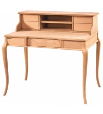 Masifart Cressida 110 cm İpek Raflı Çalışma Masası Cilasız Ham