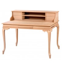 Masifart Hilary 110 Luk Raflı Lükens Çalışma Masası Cilasız Ham