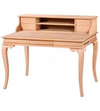 Masifart Acta 110 Luk Raflı Rustik Çalışma Masası Cilasız Ham