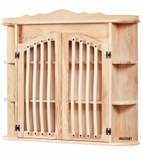 Masifart Jarlan Çıtalı Köy Dolabı Cilasız Ham