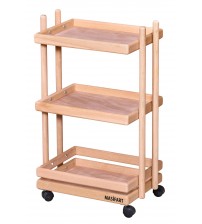 Masifart Evelyn Katlı Sepet Cilasız Ham