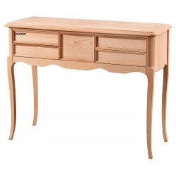 Masifart Claudus Rustik 5 Çekmeceli Dresuar Cilasız Ham