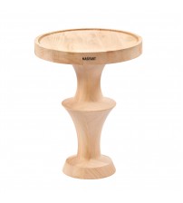 Masifart Cassus İnci Yan Sehpa Cilasız Ham