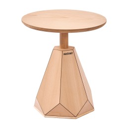 Masifart Marcell Pırlanta Yan Sehpa Cilasız Ham