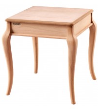 Masifart Apollon İpek Yan Sehpa Cilasız Ham