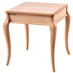 Masifart Apollon İpek Yan Sehpa Cilasız Ham