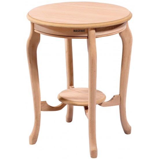 Masifart Venecia Yuvarlak Kısa Lüks Saksılık Cilasız Ham