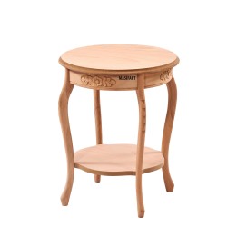 Masifart Marinel Yuvarlak Oymalı Saksılık Cilasız Ham