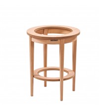 Masifart Brend Bohem Yuvarlak Camlı Saksılık Cilasız Ham