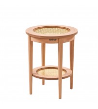 Masifart Christ Bohem Yuvarlak Hasırlı Saksılık Cilasız Ham