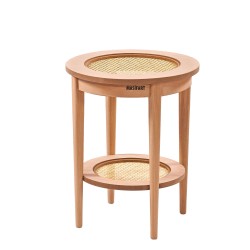 Masifart Christ Bohem Yuvarlak Hasırlı Saksılık Cilasız Ham