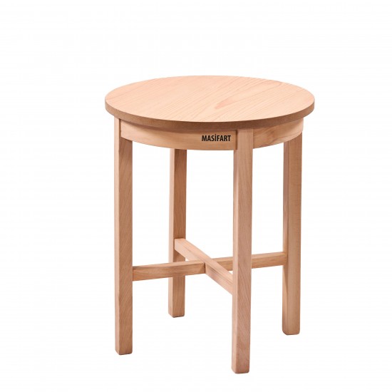 Masifart Pelike Çapraz Yuvarlak Saksılık Cilasız Ham