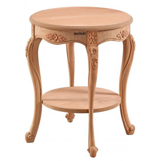 Masifart Chriztian Papatya Yuvarlak Saksılık Cilasız Ham