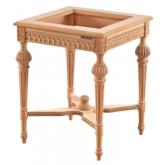 Masifart Horacia Yıldız Kare Saksılık Cilasız Ham