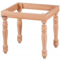 Masifart Lorta 40 Lık Tornalı Puf Cilasız Ham