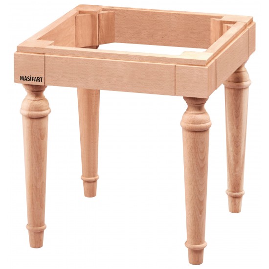 Masifart Nutricem 40 Lık Kasalı Tornalı Puf Cilasız Ham