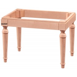 Masifart Urgere 60 Lık Kasalı Tornalı Puf Cilasız Ham