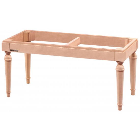 Masifart Aspro 90 Lık Kasalı Tornalı Puf Cilasız Ham