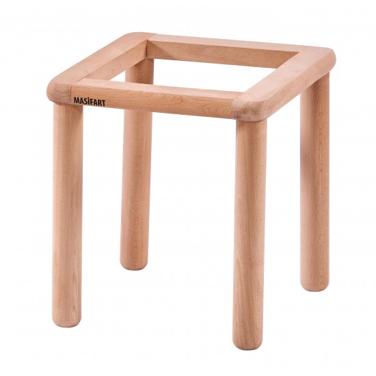 Masifart Marianne 40 Lık Bohem Puf Cilasız Ham