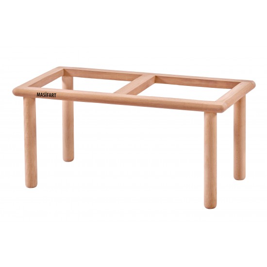 Masifart Marianne 90 Lık Bohem Puf Cilasız Ham