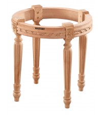 Masifart Cardea Papatya Yuvarlak Puf Cilasız Ham