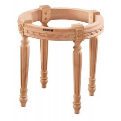 Masifart Cardea Papatya Yuvarlak Puf Cilasız Ham