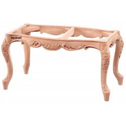 Masifart Tsar 80 Lik Kavisli Oymalı Puf Cilasız Ham