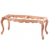 Masifart Zaniel 100 Lük Kavisli Oymalı Puf Cilasız Ham